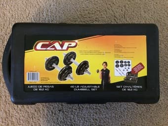 Selling CAP adjustable dumbbell set for $40 obo 1