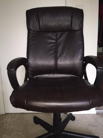 Selling a three week old Staples Turcotte Luxura chair, for $75. 2