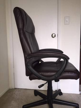 Selling a three week old Staples Turcotte Luxura chair, for $75. 3