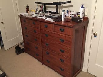Large Craftsman Dresser Reduced for Quick Sale $300 1