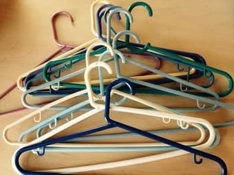 12 Assorted Plastic Hangers $5 1
