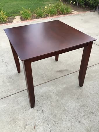 Square Kitchen Table $115 1