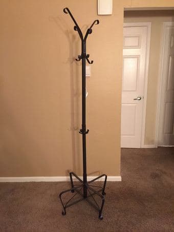 Moving sale-Coat Rack/Folding Clothes Drying Rack/Vaccum/Storage Shelf 1