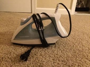Moving Sale-Brand New Yoga Mat-$15 Iron-$10 Clay Pot-$5 Ice Mold-$3 2