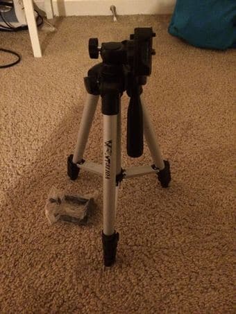 Brita Water Filter-$10 Camera Tripod-$15 Pillows-$3 each or $7 for all 2