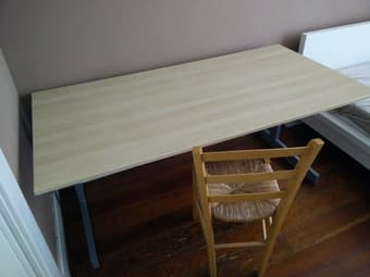 Ikea Large desk + chair - $60 2