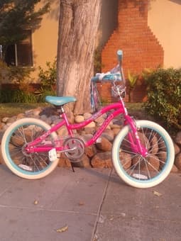 16' pink girl bike. Used only for 1 week,  new. 65 dollars. Pick at PA 1