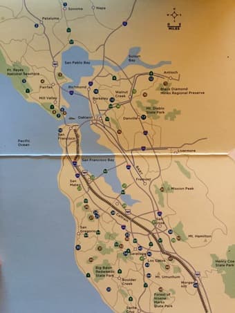 Bay Area Bike Rides Deck: 50 Rides for Mountain, Road  $10 3
