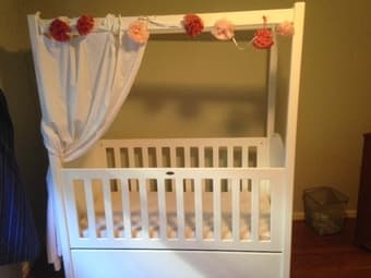 Ascot Four Poster Crib/Bed for Sale 1