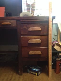 Beautiful, large work desk from 1953 100$ OBO 3
