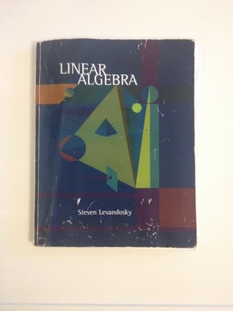 Math 51, Linear Algebra Textbook, $30 1
