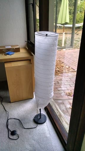 Ikea bookcase and standing lamp -- excellent condition, best offer 2