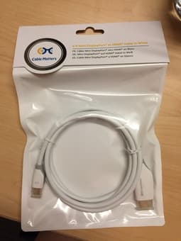 6' gold plated HDMI cable for Apple products, white - $10 1