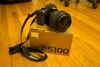 Nikon D5100 camera body (and/or) 18-200mm Nikkor VRII lens - $400 3