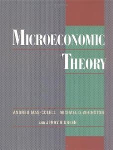 Microeconomic Theory (Econ 202) Mas-Colell, Whinston, Green for $75 1