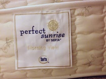 Serta king size mattress with pillowtop for $300 1