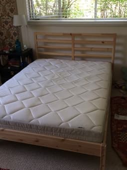 IKEA full mattress and bed frame, can deliver! 1