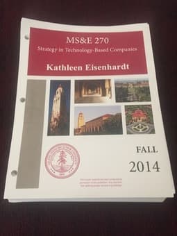 Selling MS&E 270 course reader !! 1