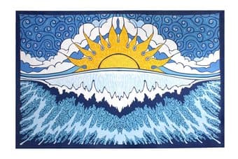 Wave/Sunshine Tapestry 2