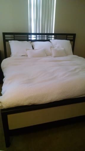 Crate and Barrel Bed Frame 3