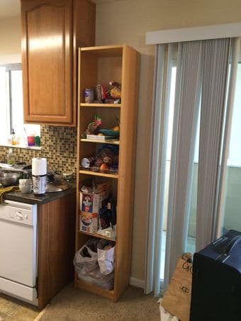 Wooden Shelf/Metal Shelf/Laundry Basket 1