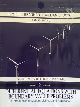 Selling: MATH53: Differential Equations, Student Solutions Manual 1