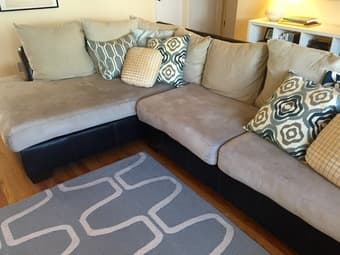 2-Piece Sectional with Chaise for Sale - $400 2