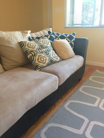 2-Piece Sectional with Chaise for Sale - $400 3