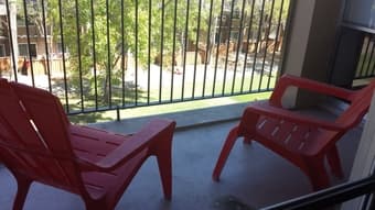 Balcony Chairs / Lawn Chairs and Leg Rest $45 for all 1