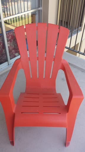 Balcony Chairs / Lawn Chairs and Leg Rest $45 for all 2