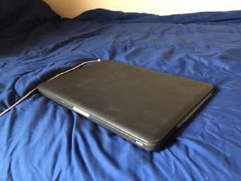 Macbook pro Mid 2012 version with case and charger 2