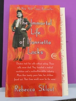 "The Immortal Life of Henrietta Lacks" for sale ($10) 1