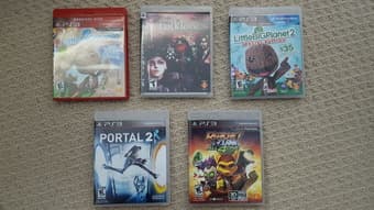 PS3 Slim 160GB + 5 Games - $200 2
