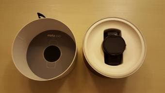 Moto 360 (original) Black leather - $100 2