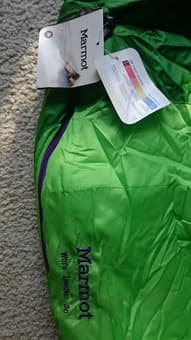 Marmot Trestles sleeping bag 30F women's for $40 1