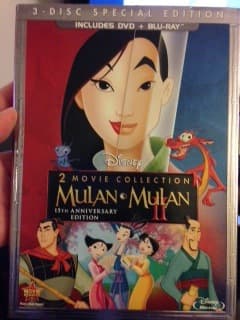 Mulan/Mulan II 3 disc special edition Bluray $5 OBO 1