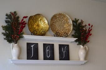 Floating shelves for sale + decorations on shelves 2