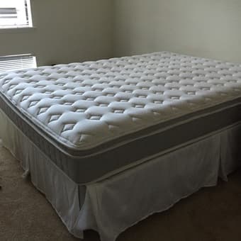 Clean one year old mattress for 200! Great deal ! 1