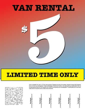 $5 Van rental 1