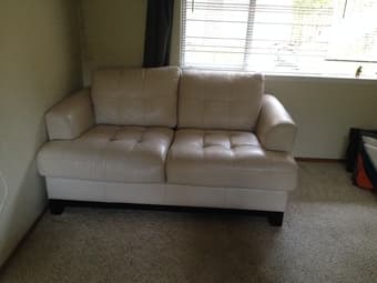 Nice Cream Color Couch & Love Seat 1
