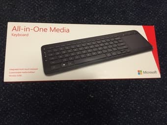 Microsoft Wireless All-In-One Media Keyboard ($20) 1