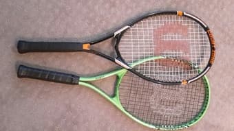 Two tennis rackets (Wilson) + tennis balls - $15 1
