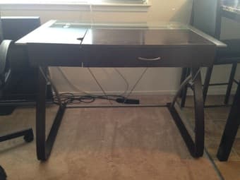 Bed frame, mattress and desk FOR SALE 1