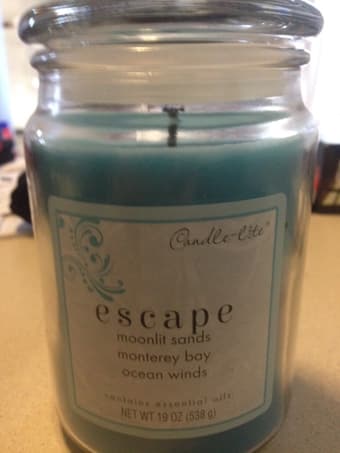 large blue candle $2 1