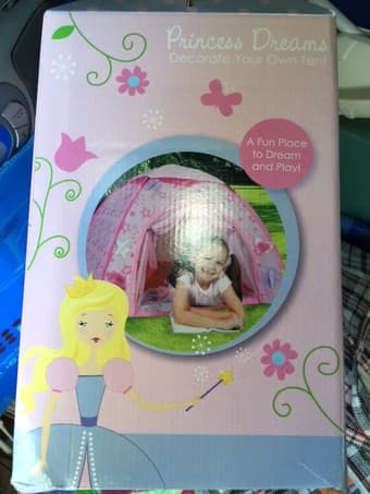 Brand new kids Princess Dreams Tent, decorate by yourself. $20 2