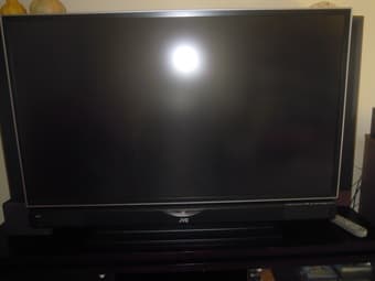 Stereo Sony, TV JVC 55", Solid wood TV stand 3