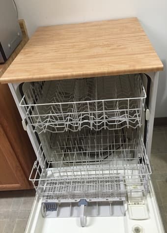 Portable Full Size Whirlpool Dishwasher 2