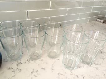 drinking glasses 3