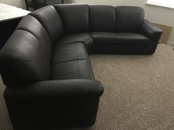 Five seats leather sofa 1