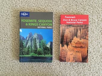 Guides to Yosemite, Sequoia, Kings Canyon, Zion, Bryce Canyon $8 1